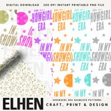 SHOWGIRL GLITTER SEAMLESS PATTERN SET- 6 COLOURS