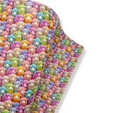 PASTEL WOOLY SHEEP PREMIUM FAUX LEATHER FABRIC