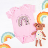 CUSTOM DTF TRANSFER - EMBROIDERY EFFECT- LITTLE SPOTTY RAINBOW