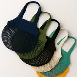 Organic Cotton Mesh Shoppers/Beach Bag