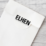 CUSTOM SOLVENT LOGO BUSINESS STICKERS- GLOSSY OR MATTE
