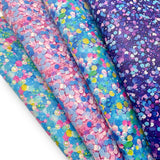 SEQUINS & CONFETTI | PREMIUM LEATHERETTE FABRIC