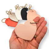 BOUTIQUE LEATHER HEART KEYRING