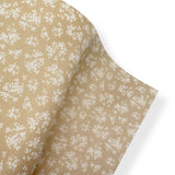 PRETTIEST NUDE FLORAL PREMIUM FAUX LEATHER FABRICS