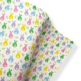 PASTEL BUNNY BUMS PREMIUM FAUX LEATHER FABRICS