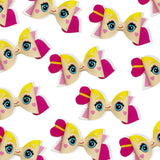 CUPID FAUX LEATHER DIY HAIR BOW LOOPS & CRAFT CUTOUT SHEETS