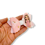 MAKE UP SHORTS DOLLY BOWS 3.5” | PRE CUT DIY HAIR BOW LOOPS
