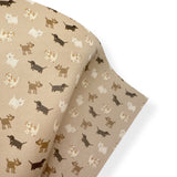 BEIGE PUPS PREMIUM FAUX LEATHER FABRICS