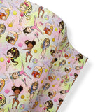 SHES A GYMNAST PREMIUM FAUX LEATHER FABRICS