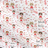 SPOTTY DOLLY CANVAS LUX PREMIUM PRINTED FABRIC- 3 SIZES- 3 STYLES