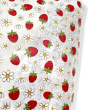 STRAWBERRIES & DAISIES JELLY TRANSPARENT FABRIC