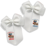 DTF MINI BOW TRANSFERS- SUPER DADDY & BABY