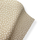 NUDE POLKA DOTS PREMIUM FAUX LEATHER FABRICS