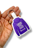 DIY LEAVERS 2025 HOODIES | LEATHERETTE KEYRING CUT-OUTS
