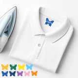CUSTOM DTF CLOTHING LABELS- BUTTERFLIES- IRON ON