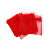RED ORGANZA BAG- 7.5cm x 10cm
