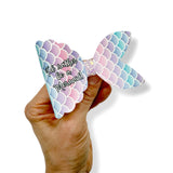 I’d rather be a Mermaid Bow 3.5” | Pre Cut DIY Hair Bow Loops