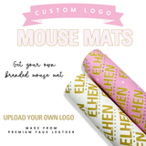 CUSTOM BRANDED LEATHERETTE MOUSE MATS