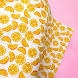 ORANGE BABE | PREMIUM FAUX LEATHER FABRICS