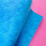 BLUE FLUFF | PREMIUM FAUX LEATHER FABRICS