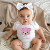 CUSTOM DTF TRANSFER - PINK TEDDY EMBROIDERY EFFECT