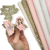 MAKE UP DOLLY BOWS 3.5” | PRE CUT DIY HAIR BOW LOOPS