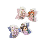 XMAS EXPRESS TRAIN DOLLY BOWS 3.5” | PRE CUT DIY HAIR BOW LOOPS