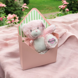 PINK STRIPE ENVELOPE GIFT BOX