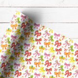 FRUITY BOWS | PREMIUM LEATHERETTE FABRIC