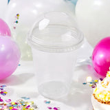 CLEAR FOOD SAFE PLASTIC TUBS DOME SWEETS