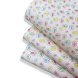 PASTEL BUNNY PAWS MEADOW PREMIUM FAUX LEATHER FABRICS