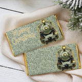 EXPRESS TRAIN CHOCOLATE WRAPPER- SAGE