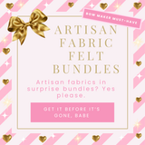 Artisan Fabric Felt Surprise Bundles- 6 Sheets