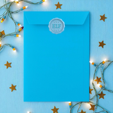BLUE ELF WAX SEAL EFFECT SOLVENT STICKERS