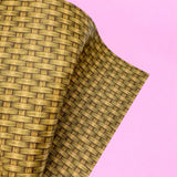 BASKET EFFECT PREMIUM FAUX LEATHER FABRICS