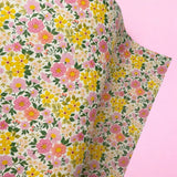 SWEET SUMMER BLOOMS PREMIUM FAUX LEATHER FABRICS