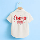 CUSTOM DTF TRANSFER | SCHOOL LEAVERS 2025 RED & BLACK