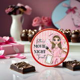 Make up Dolly Movie Night Treats | Chocolate Tub Decal