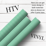 SCHOOL GINGHAM HTV PATTERNED HTV & SELF ADHESIVE VINYL