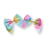ITALIAN SATIN BOWS WITH ADHESIVE TAB - PACK OF 6