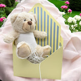 CREAM STRIPE ENVELOPE GIFT BOX
