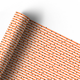 HALLOWEEN POLKA & STRIPES | PREMIUM LEATHERETTE FABRIC