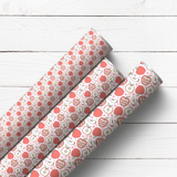 TEACHING IS A WORK OF HEART APPLES | PATTERNED HTV & SELF ADHESIVE VINYL