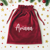 EMBROIDERED VELVET SACKS