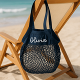 COLOURED PERSONALISED BEACH BAGS