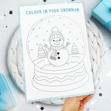 SNOWMAN'S NORTH POLE ADVENTURE BLANK STORY BOOKLETS- PREMIUM CARD