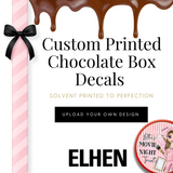 CREATE YOUR OWN CUSTOM SOLVENT CHOCOLATE TUB DECAL