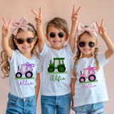 CUSTOM DTF TRANSFER - EMBROIDERY EFFECT- PERSONALISED TRACTORS