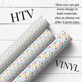 JELLY BEARS PATTERNED HTV & SELF ADHESIVE VINYL