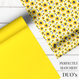SUNFLOWERS | PERFECT MATCH PREMIUM LEATHERETTE DUO